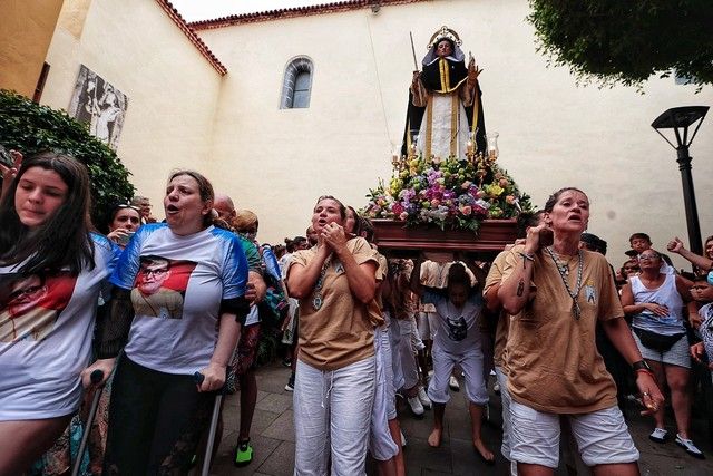 Embarcación de la Virgen del Carmen en Puerto de la Cruz, julio de 2022