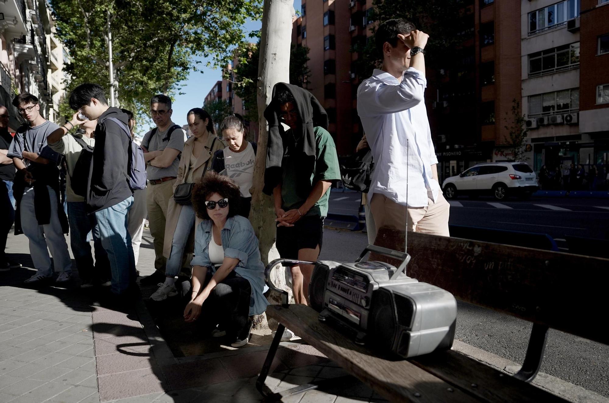 Apagón eléctrico en Madrid.