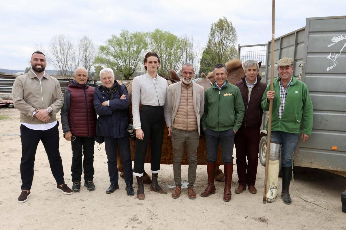 El novillero Borja Escudero estrena apoderado