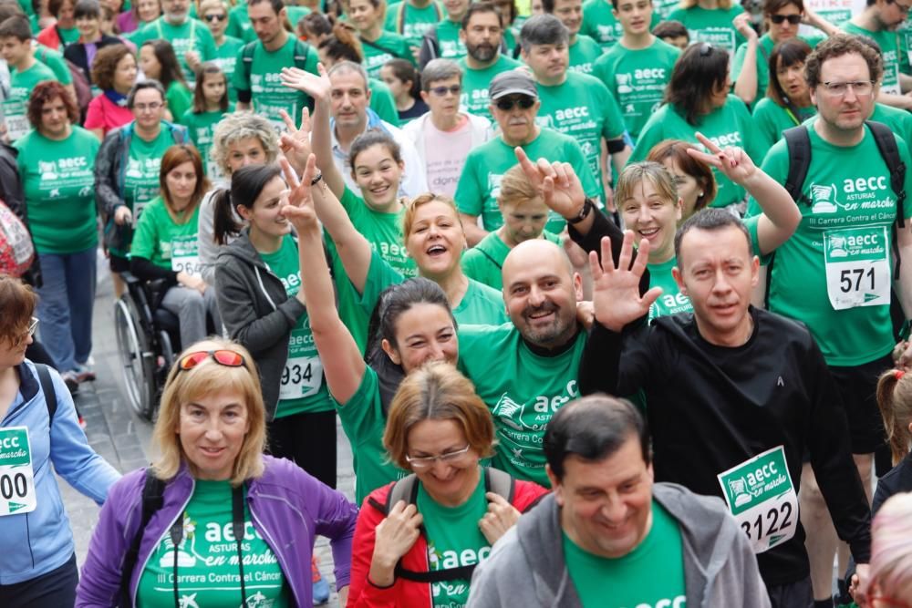 Carrera contra el cáncer en Oviedo