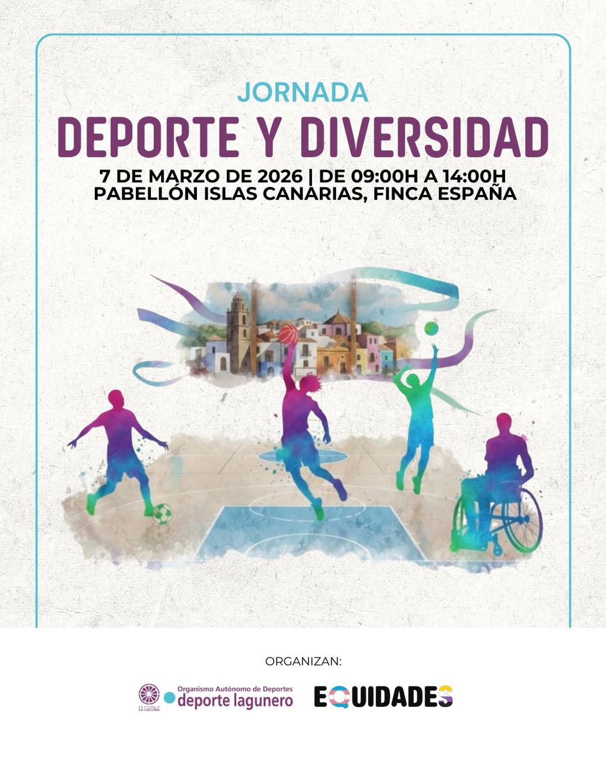 Cartel de la Jornada 'Deporte y Diversidad'.
