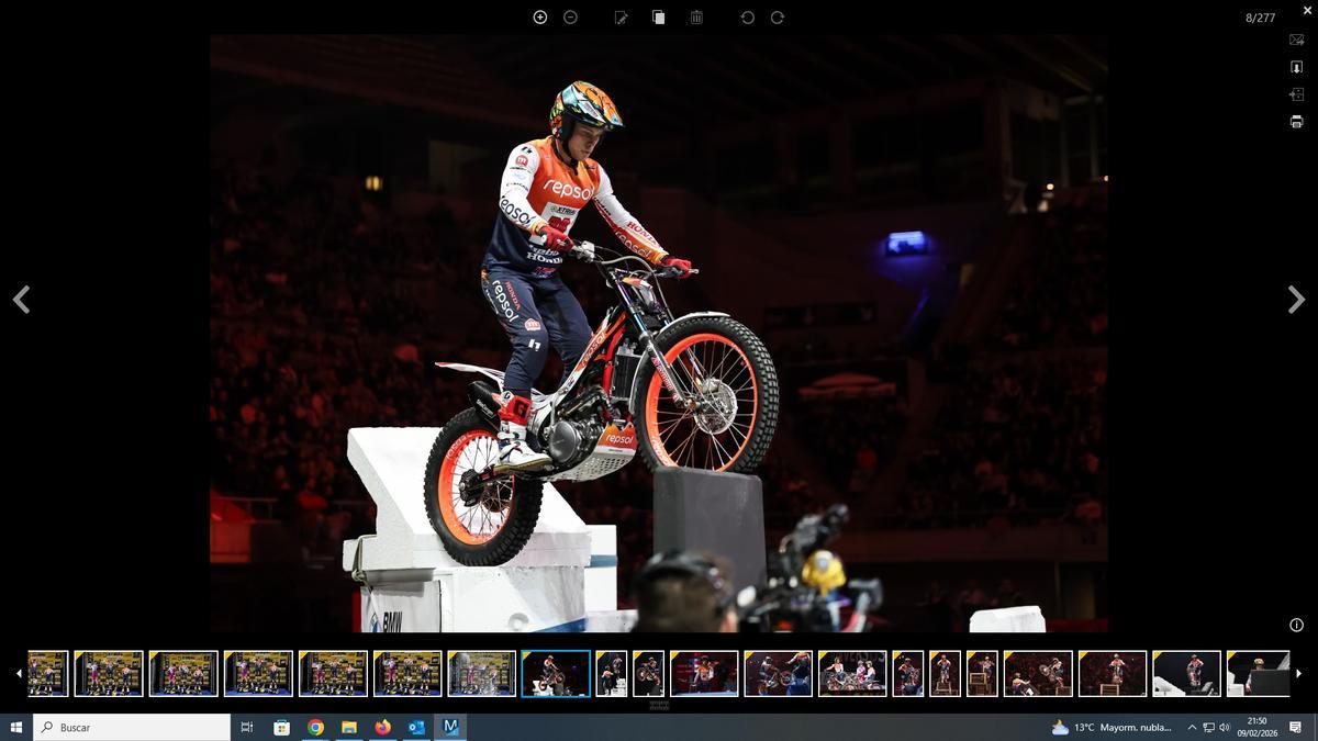 Gabriel Marcelli, en el X-Trial Barcelona.