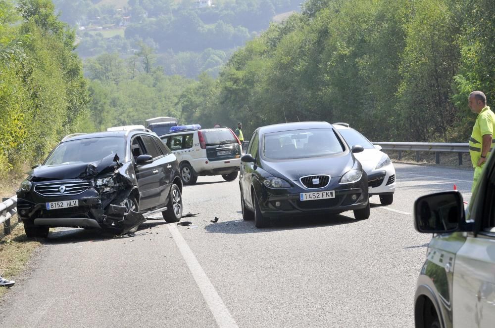 Accidente en el corredor del Nalón