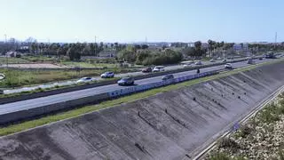 Los muros que protegerán la llegada de la Saleta al Túria