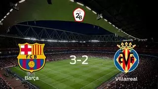 Triunfo 3-2 del Barcelona B ante el Villarreal B