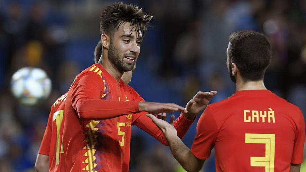 El futbolista del Celta se estrenó con la 'roja' de la mejor manera: marcó el gol del triunfo