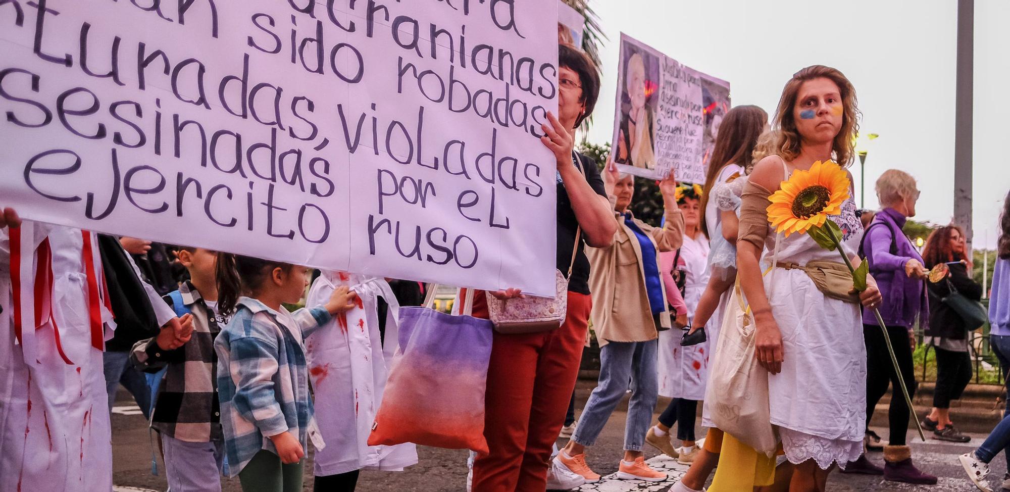 Manifestación por el 8M en Las Palmas de Gran Canaria