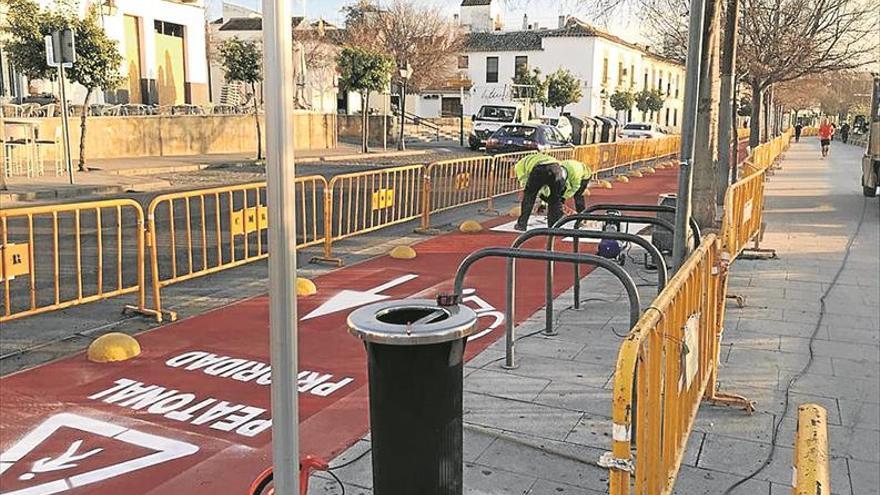 Movilidad conectará el carril bici de la avenida del Aeropuerto y Reina Sofía