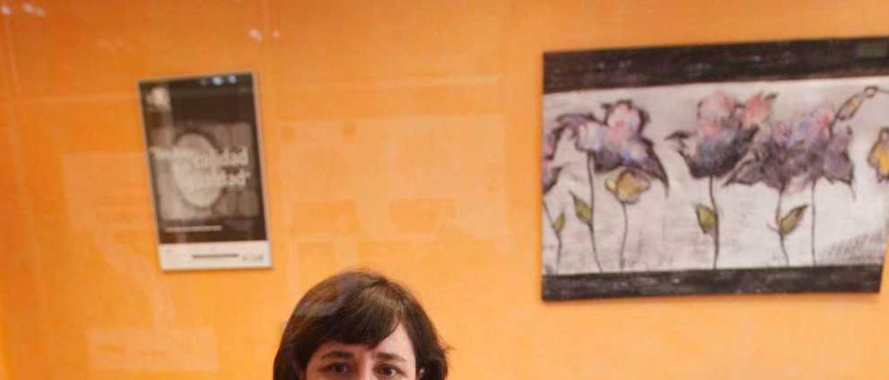 Antonia Álvarez, en su academia de estudios de Oviedo.
