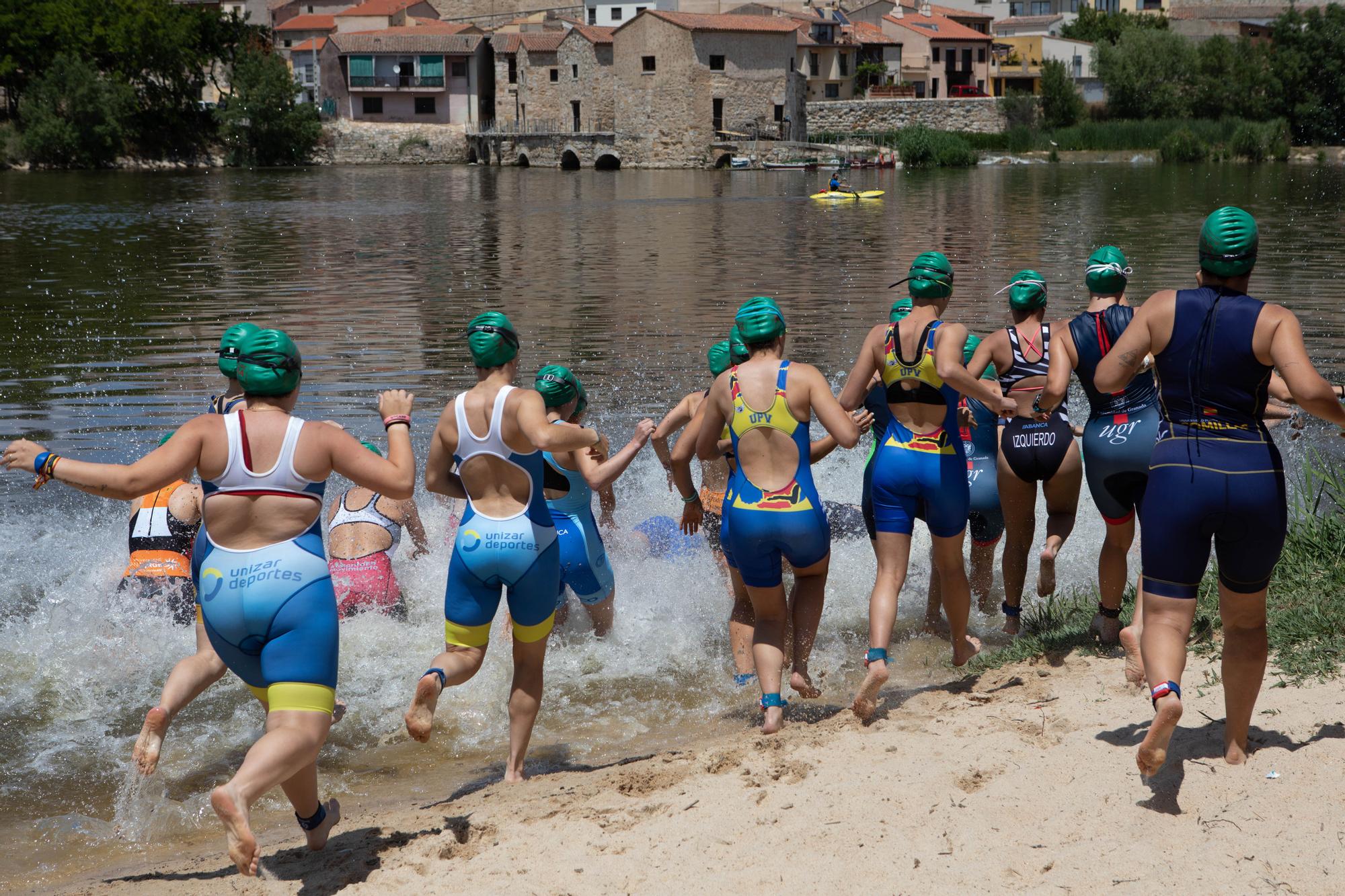 GALERÍA | El triatlón toma Zamora con dos pruebas de alto nivel