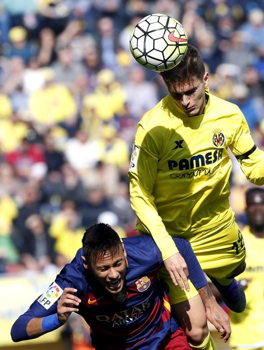 Imágenes del partido entre el Villarreal y Barcelona