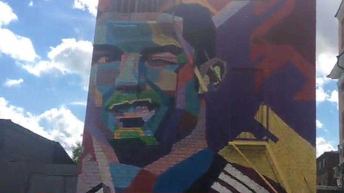 Cristiano Ronaldo ya tiene su mural en Kazán