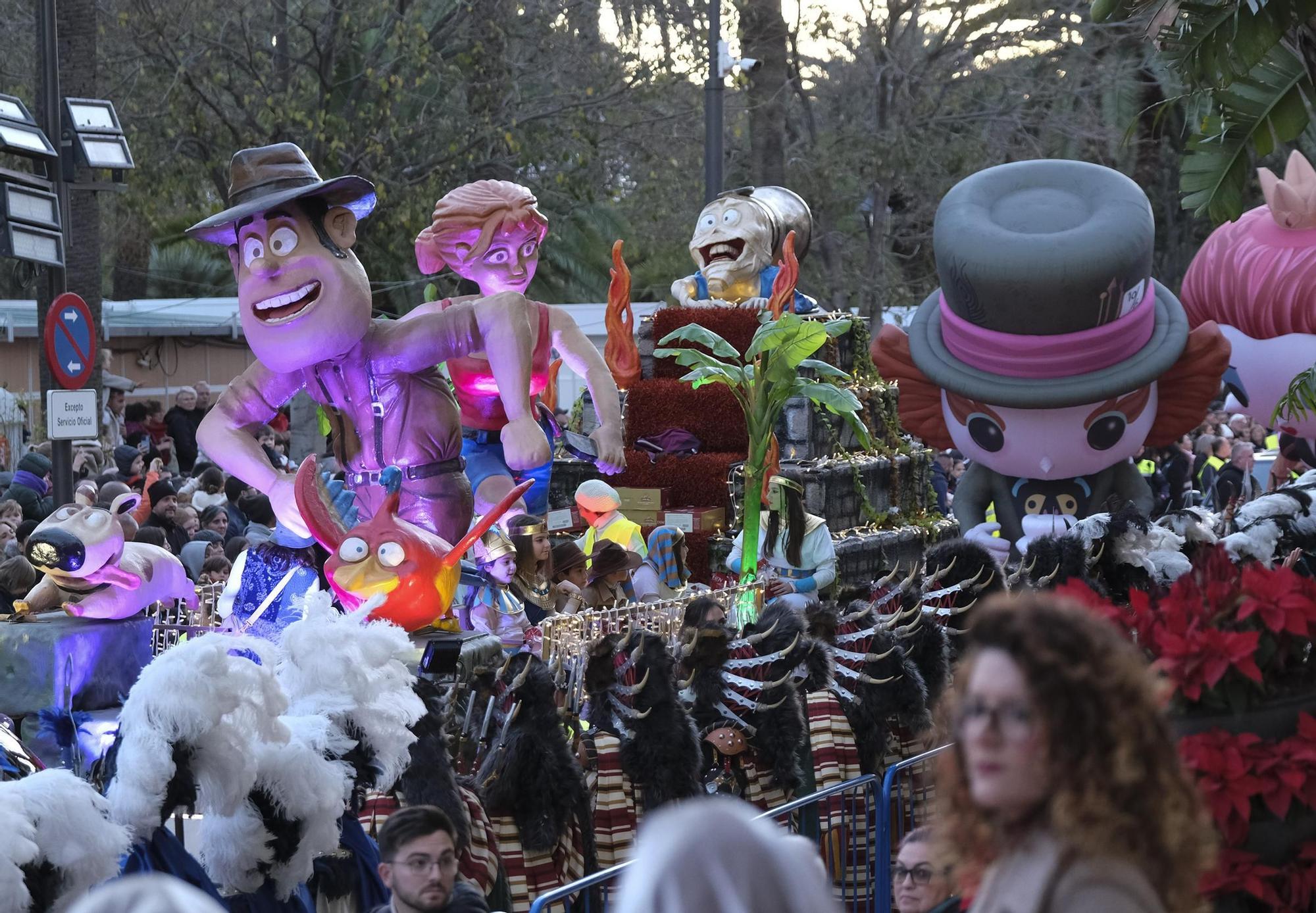 La Cabalgata de los Reyes Magos de Málaga 2024, en imágenes