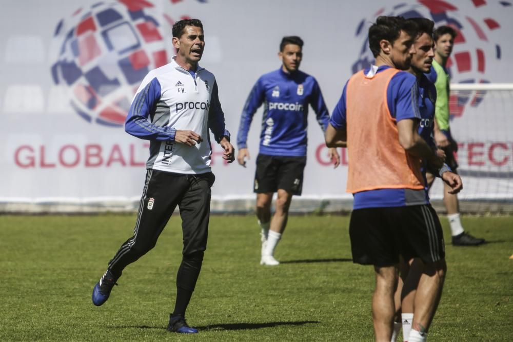 Entrenamiento del Real Oviedo 19/04/2017