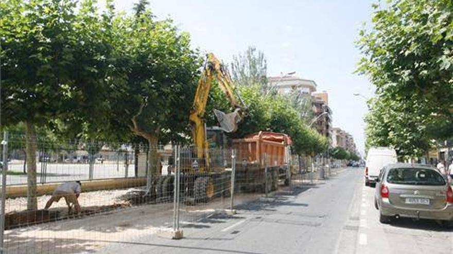 Vila-real empieza la remodelación de la avenida Francesc Tàrrega