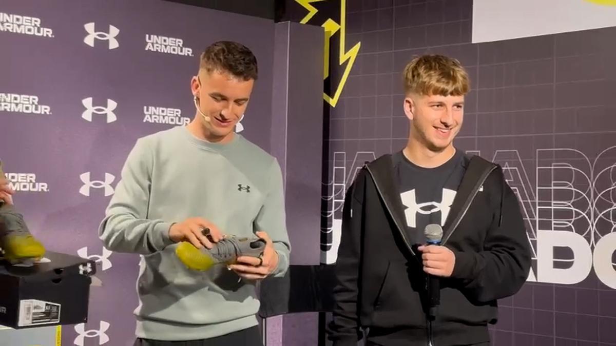 Sergi i Pol, los agraciados con las botas de Casadó