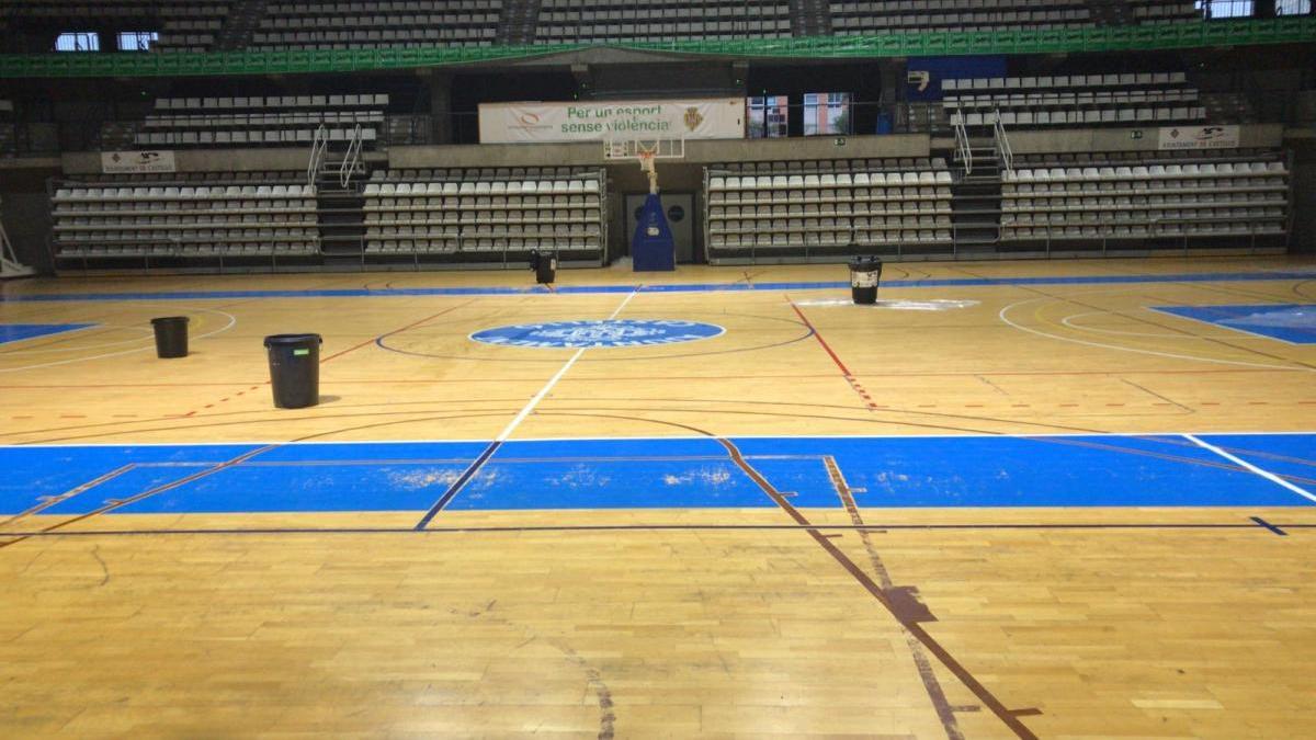 Las goteras podrían obligar al TAU Castelló a jugar en Vila-real