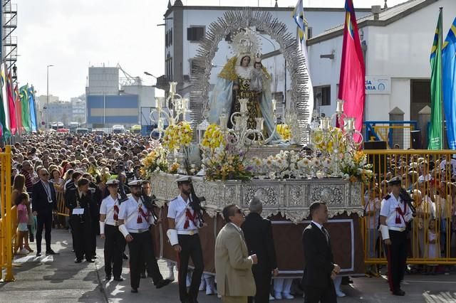 Procesión marítima de la Virgen del Carmen