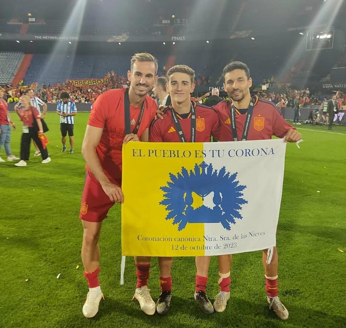 Fabián Ruiz, Gavi y Jesús Navas