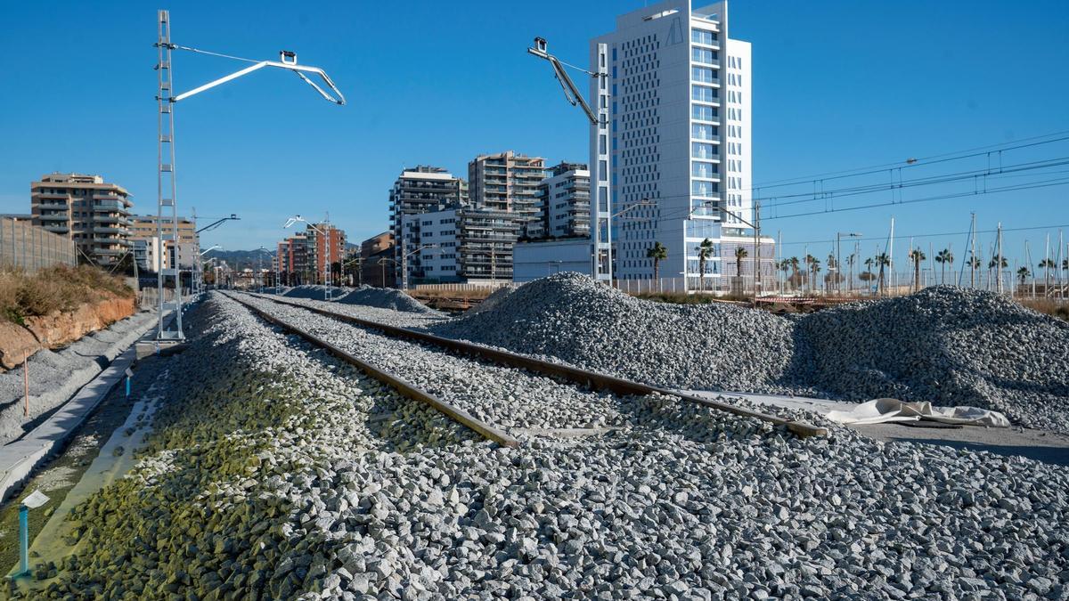 Obras del futuro Canal del Gorg de Badalona