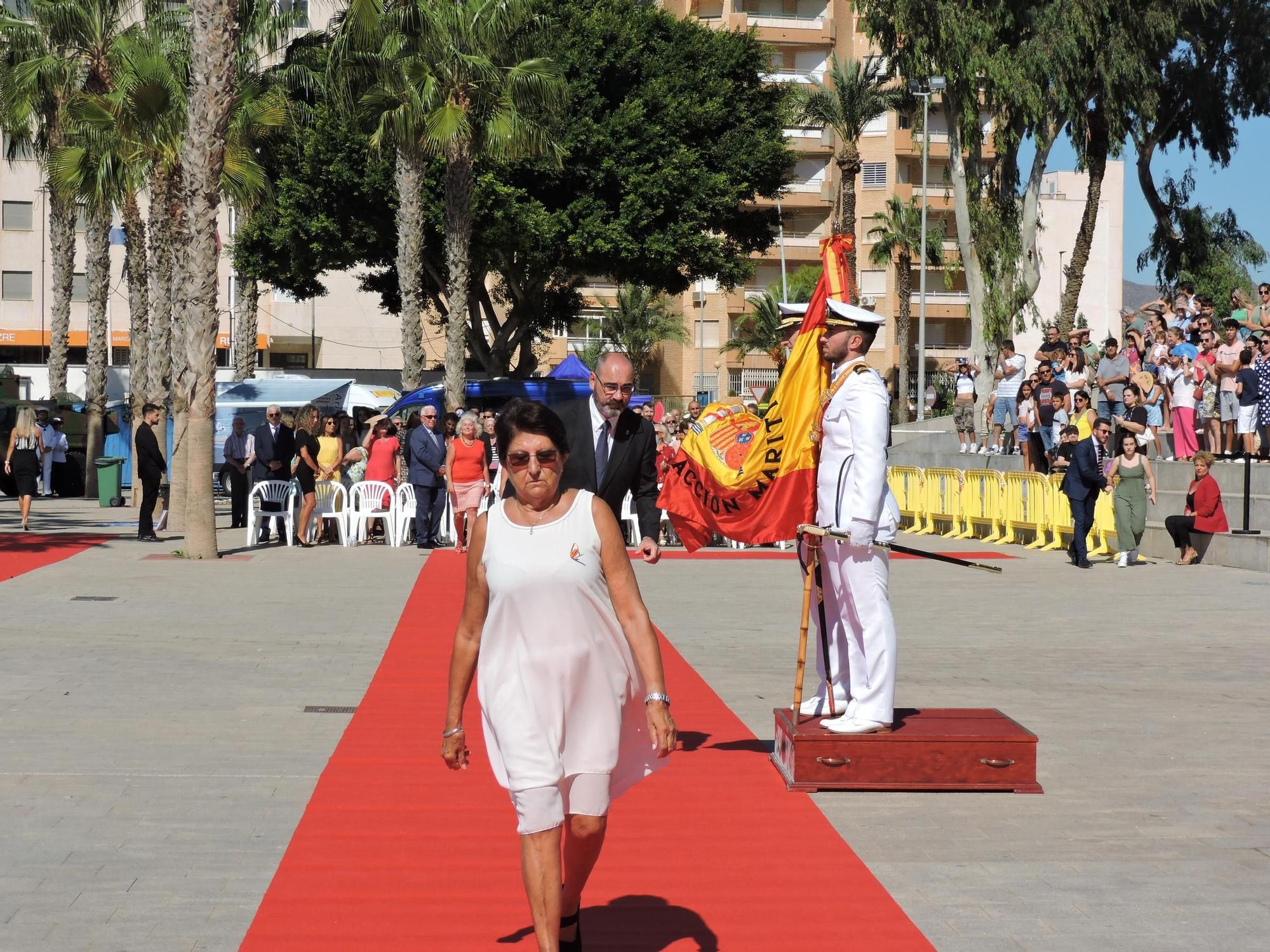 Jura de Bandera para personal civil en Águilas