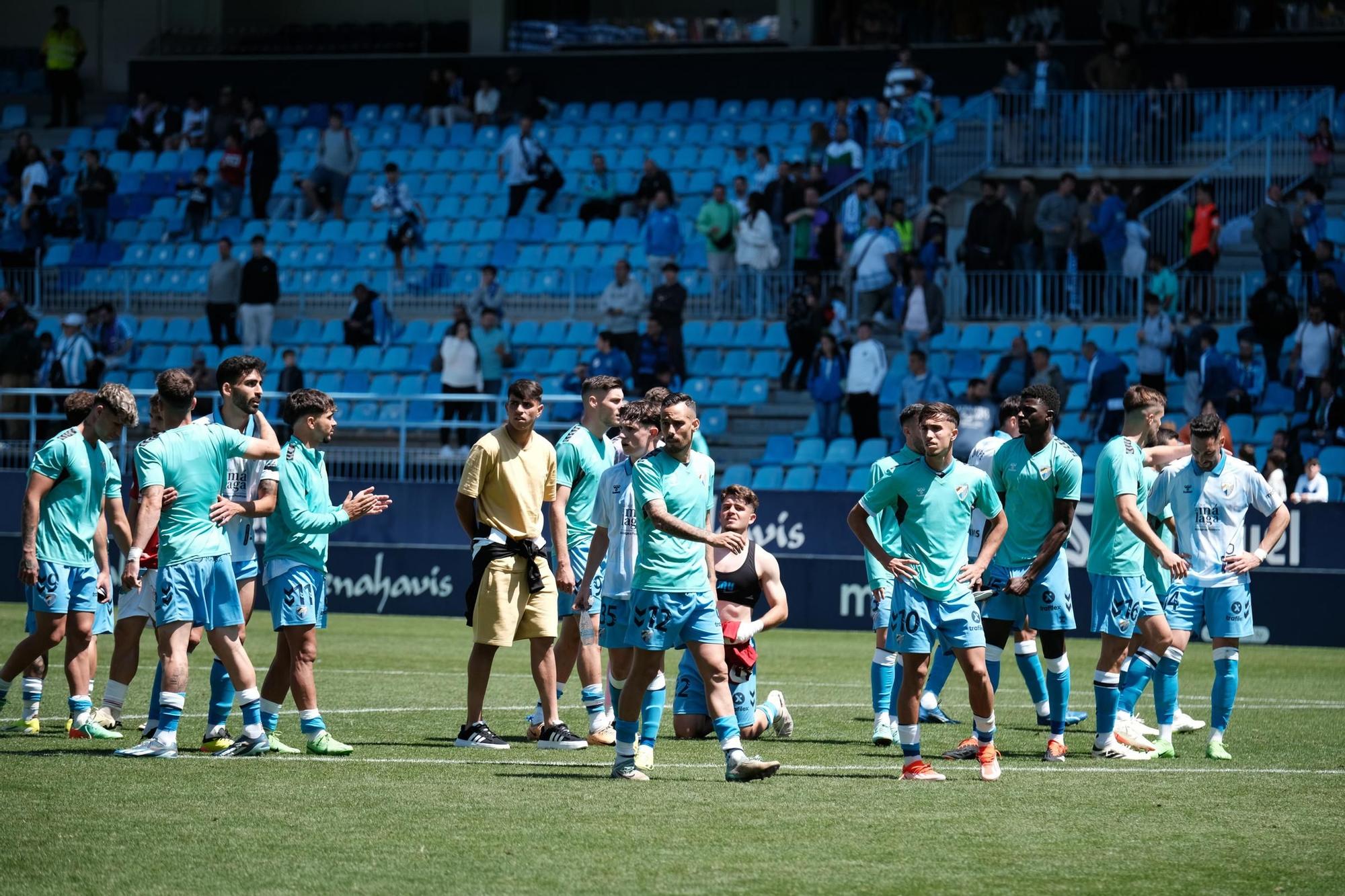 El Málaga CF - Real Murcia, en fotos