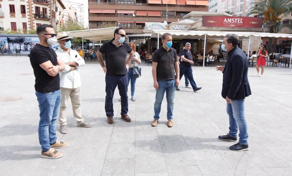 Homenaje a las víctimas del bombardeo del Mercado Central de 1938