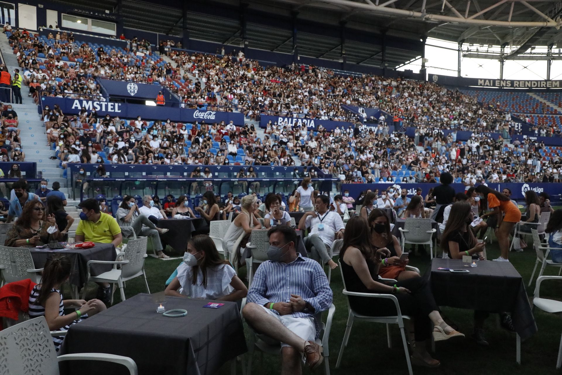 Concierto de Aitana en València, el último antes de la reducción de aforo