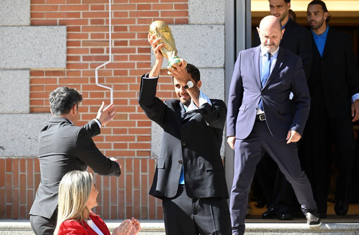 Rodri alza la Copa en Zarzuela