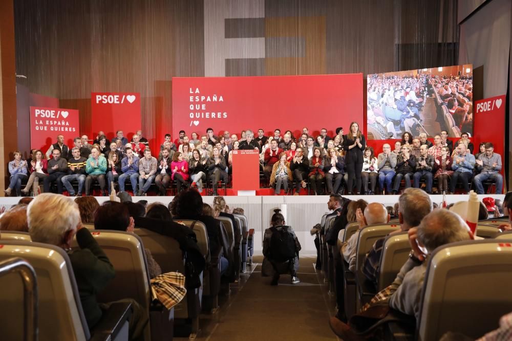 Mitín de Pedro Sánchez en Gijón