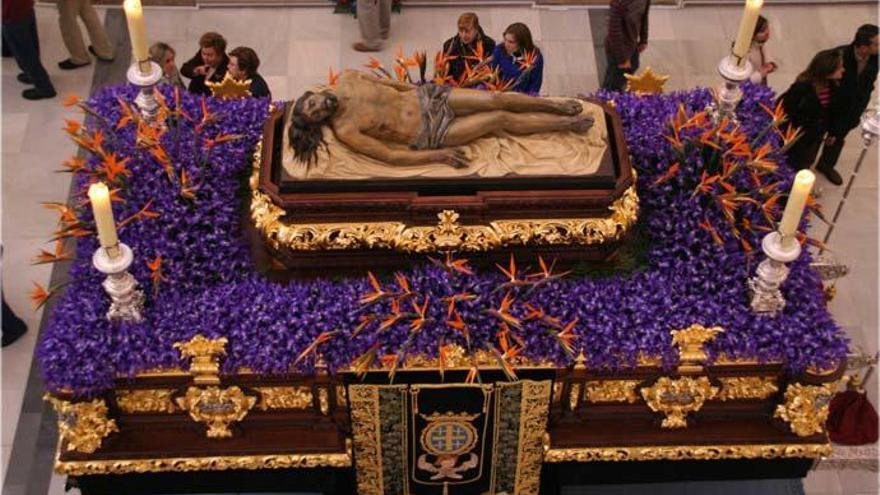 El Cristo Yacente se encuentra en la Iglesia de San Francisco de Lorca