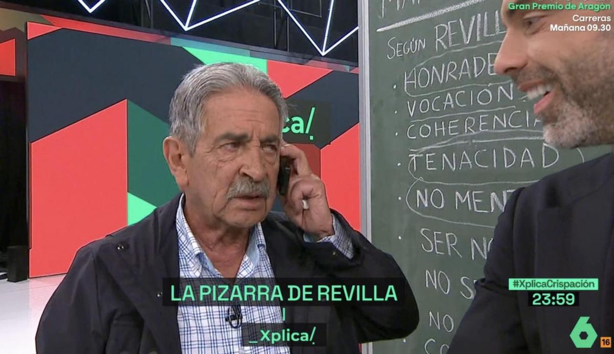 Revilla protagoniza un cómico momento en 'laSexta Xplica' que obliga a parar el programa: "Me cago en diez"
