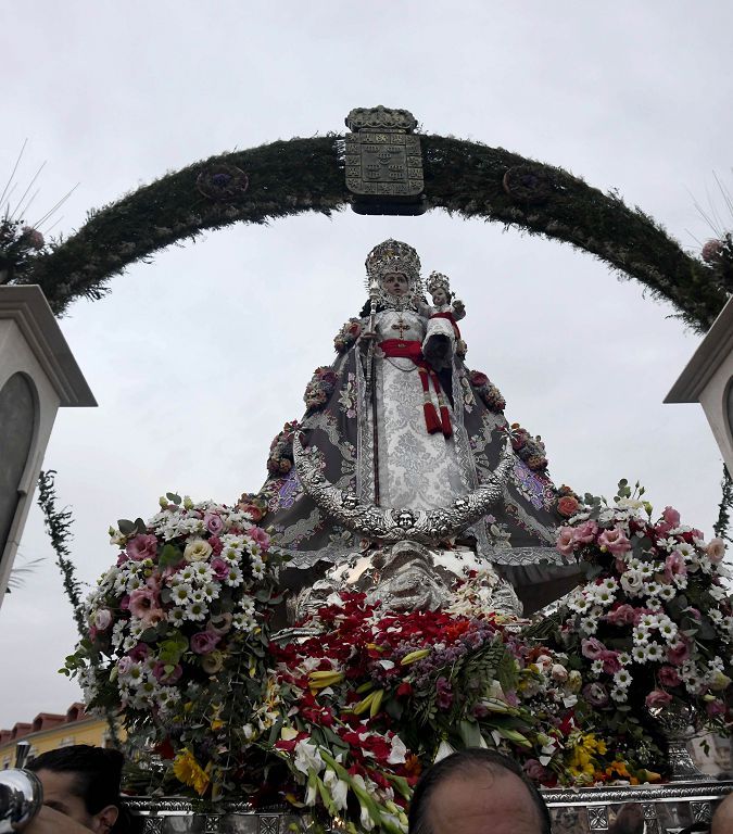 Bajada de la Virgen de la Fuensanta desde su Santuario hasta el templo catedralicio de Murcia