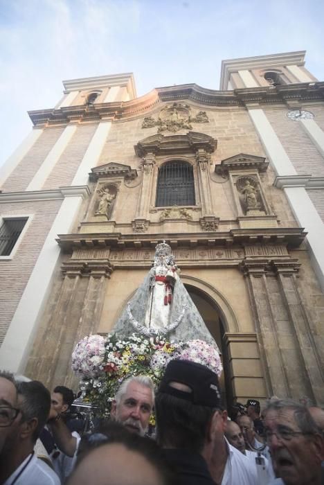 La Fuensanta baja en romería hasta la Catedral