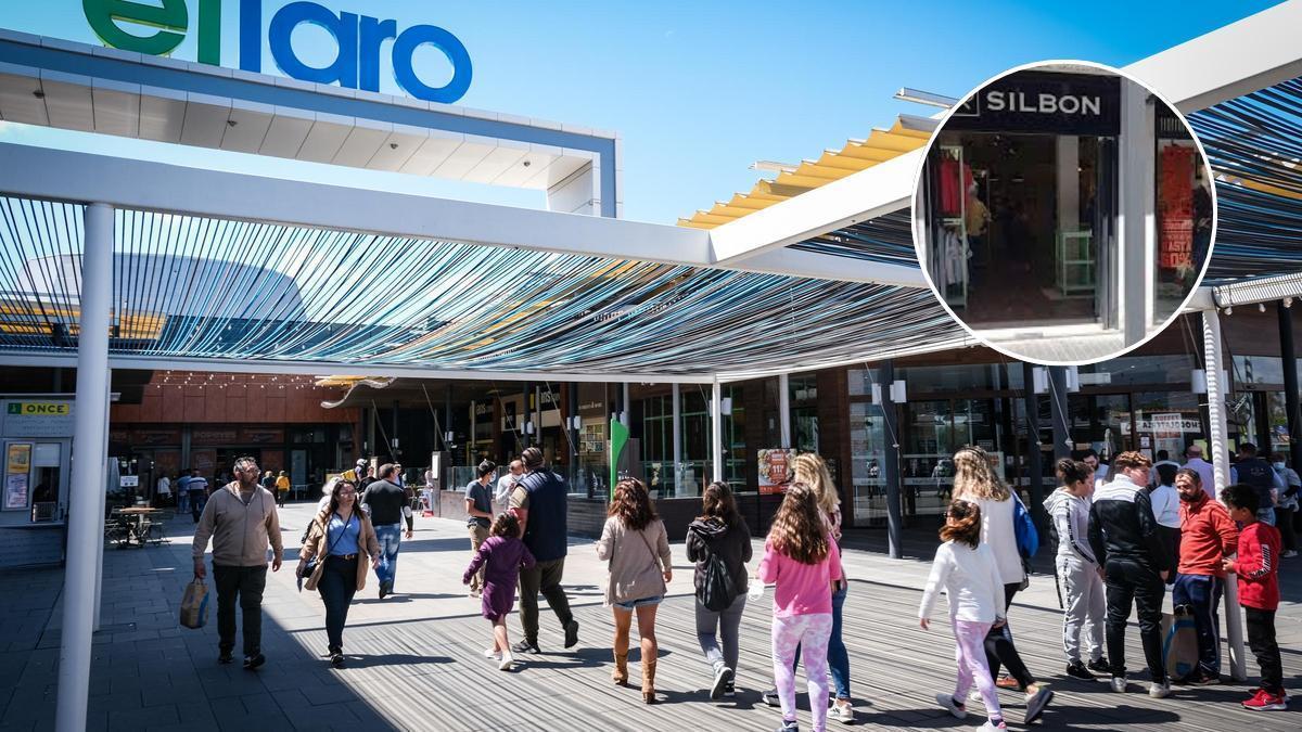 Centro Comercial El Faro. En el círculo, la firma de moda que abrirá sus puertas.