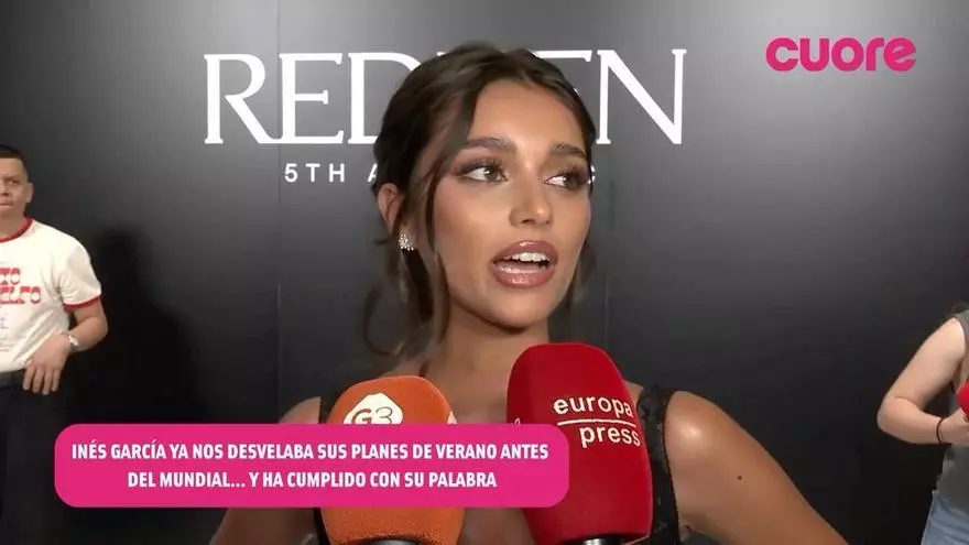 Inés García nos desvelaba sus planes de verano antes del Mundial... y ha cumplido con su palabra