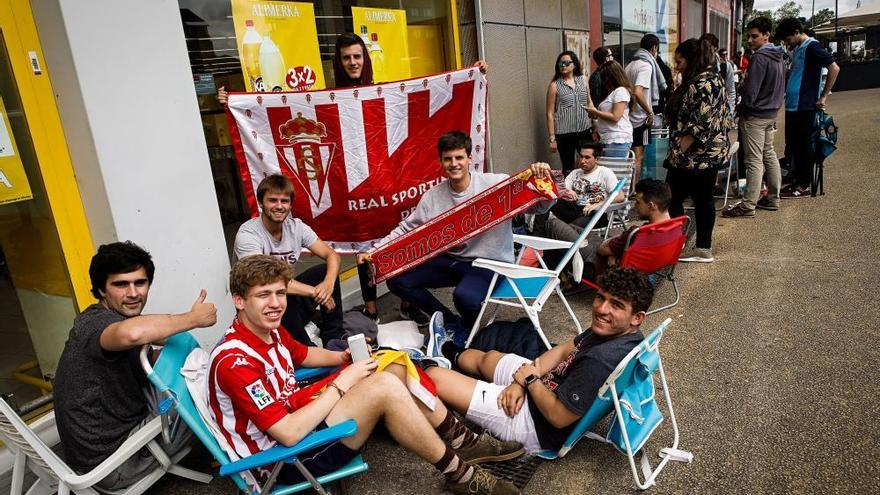 Las taquillas de El Molinón ya despachan las entradas para Valladolid