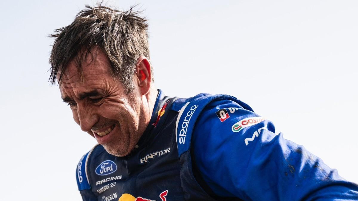 Una imagen para la historia: la emoción de Nani al llegar a la meta