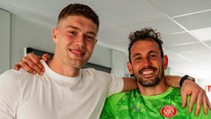 Artem Dovbyk visitó a sus excompañeros y desató la nostalgia en Girona