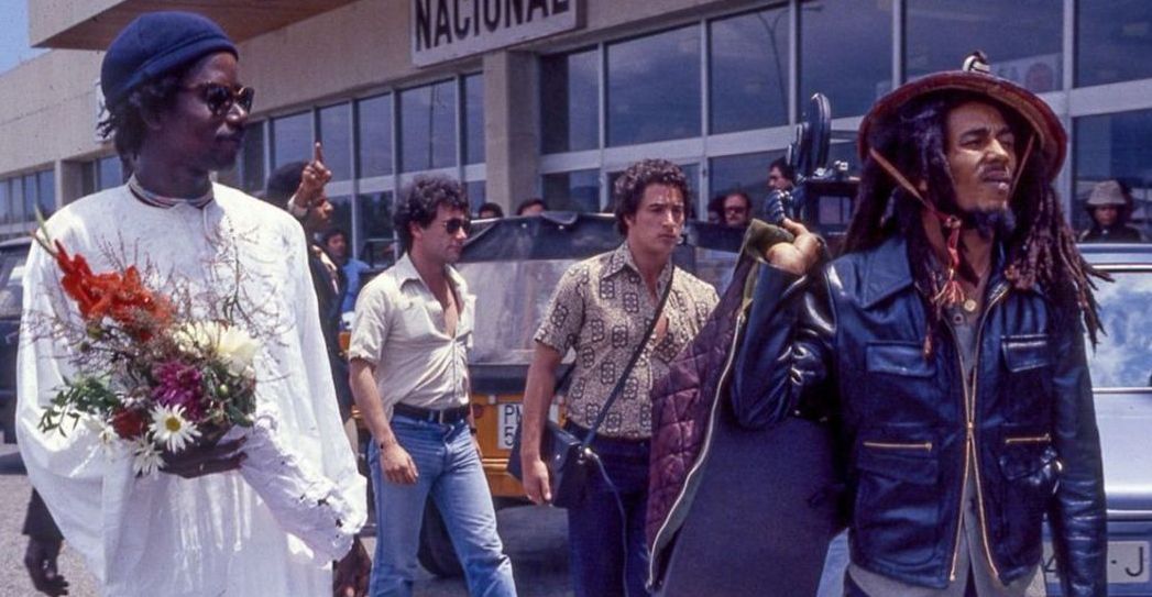 Bob Marley sale del aeropuerto de Ibiza en 1978