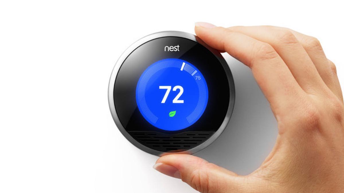 Termostato inteligente de Nest, basado en la internet de las cosas.