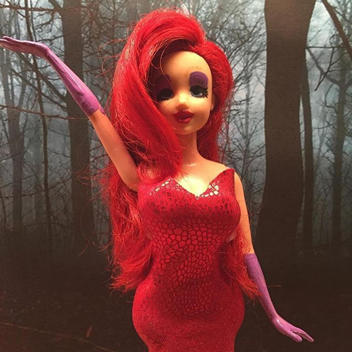Heidi Klum en Halloween en el Instagram de @adollworldafterall