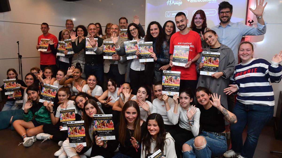 Presentación del Festival Intercentros, ayer en la Fnac.