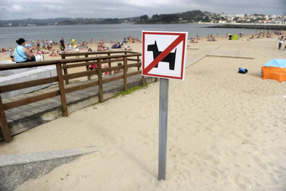 La playa coruñesa de Oza