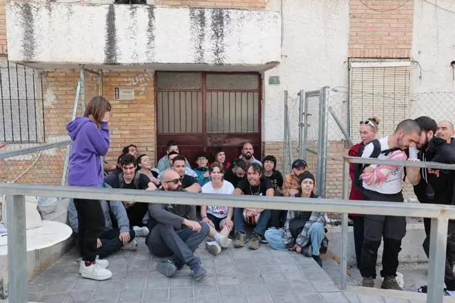 Desahucio en el barrio Juan XXIII de Alicante
