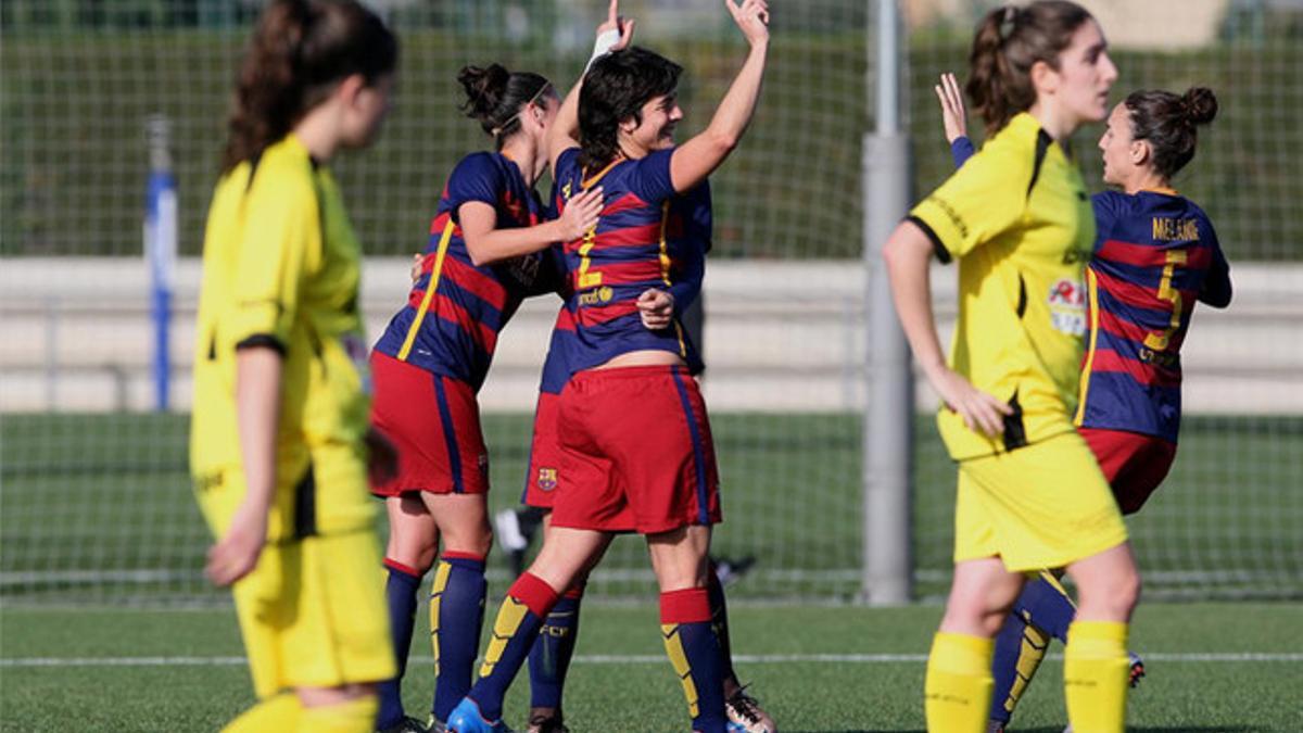 El Barça femenino ganó su partido