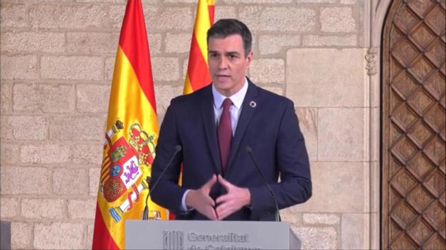 Pedro Sánchez anuncia que la primera reunió de la taula de governs serà al febrer