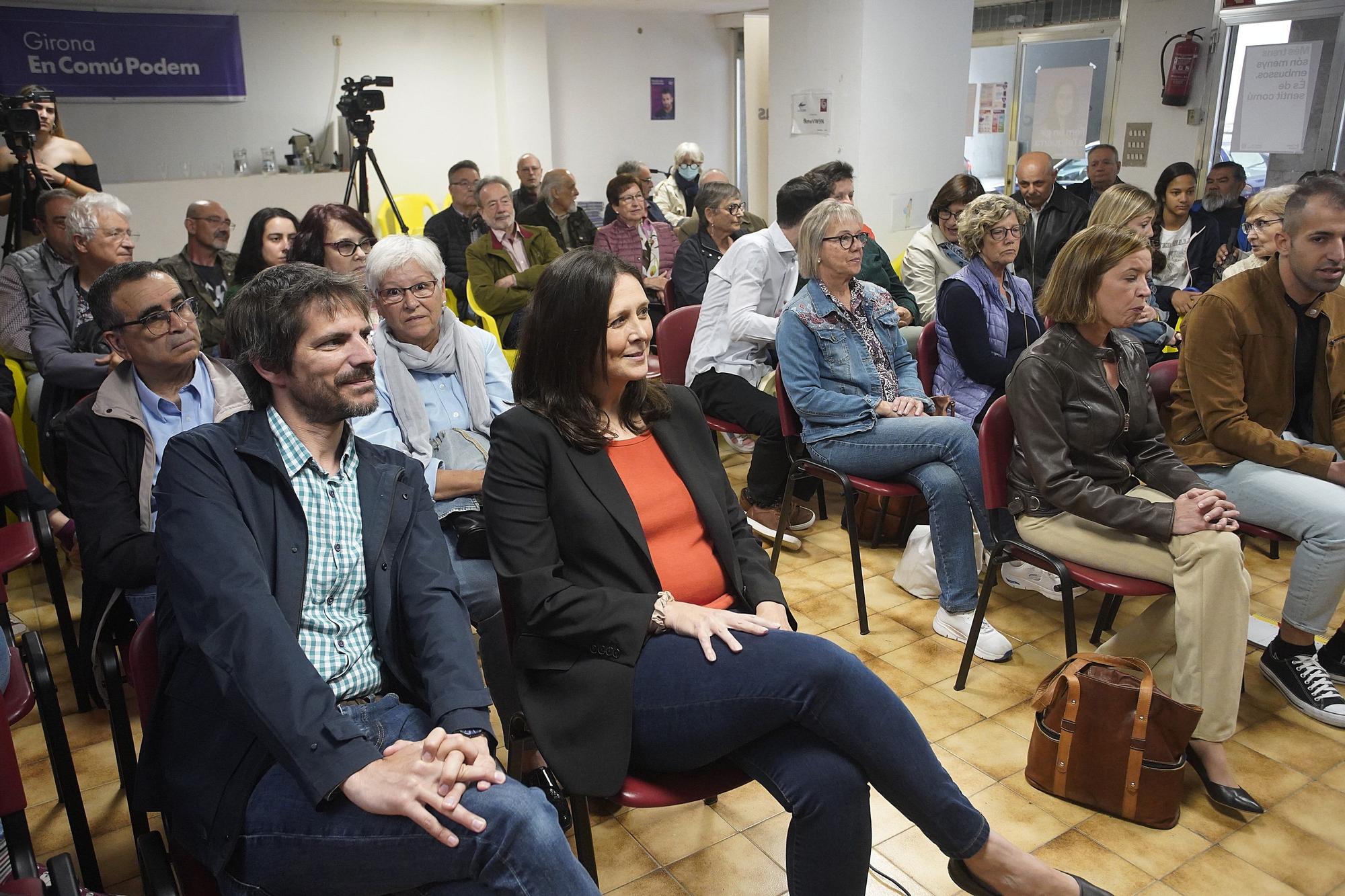 Les millors imatges de l'acte central de Campanya de En Comú Podem a Girona