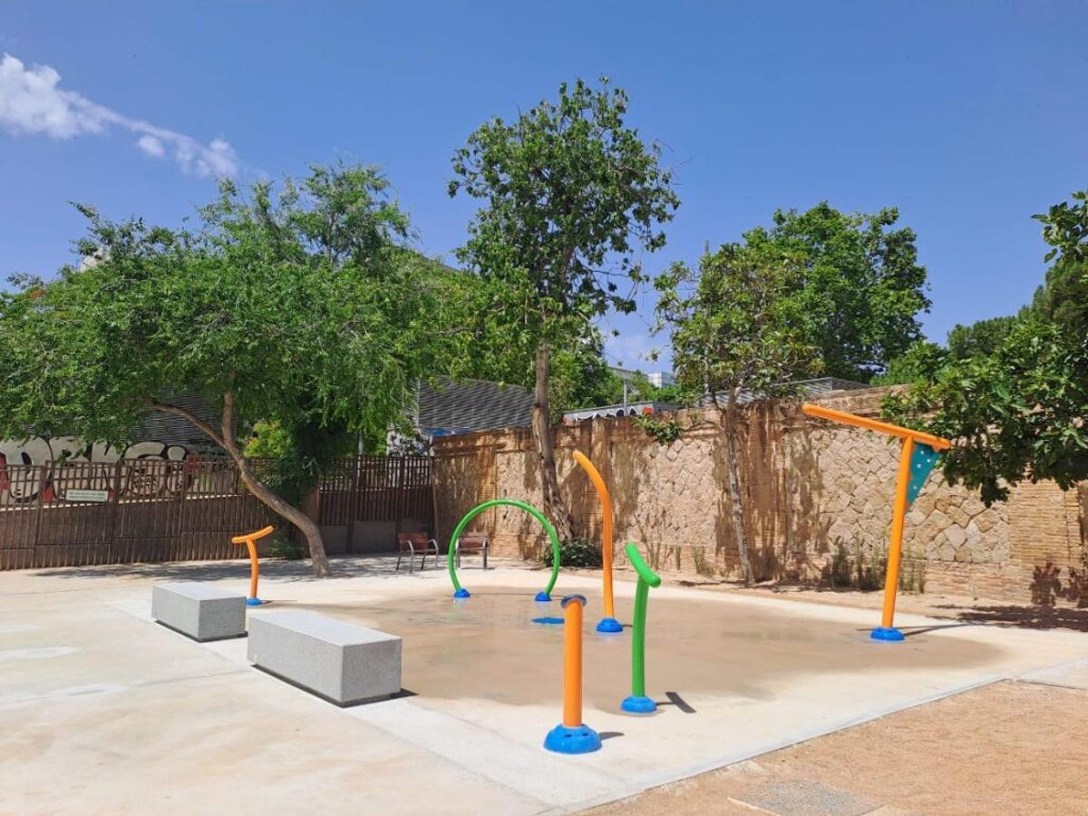 Juegos de agua habilitados por el Ayuntamiento.