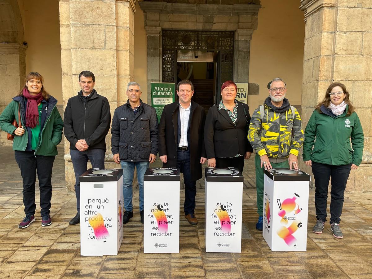 El concejal de Reciclaje, Ignasi Garcia, en la presentación de la campaña, este viernes.